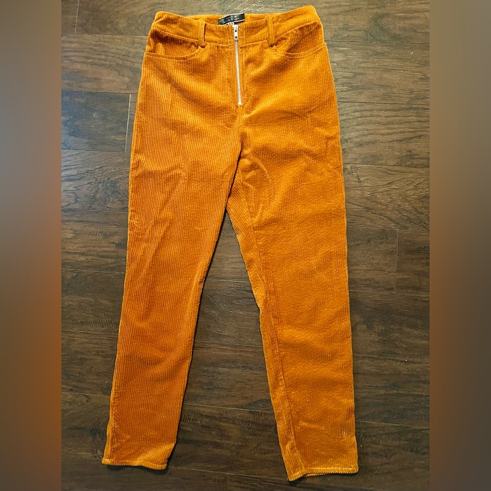 Blue Blush Womens Vibrant Corduroy Pants Size S